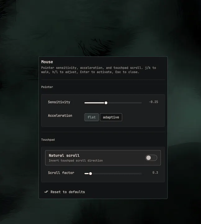 Mouse preview