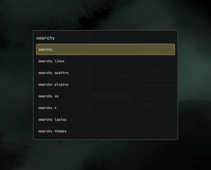 Search preview