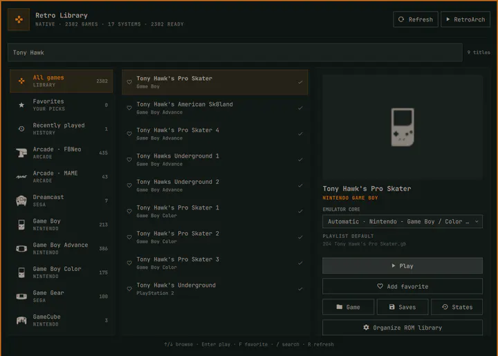 Retro Library preview