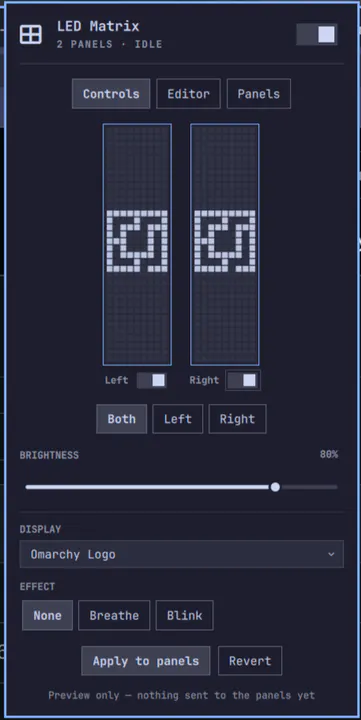 Framework LED Matrix Helper preview