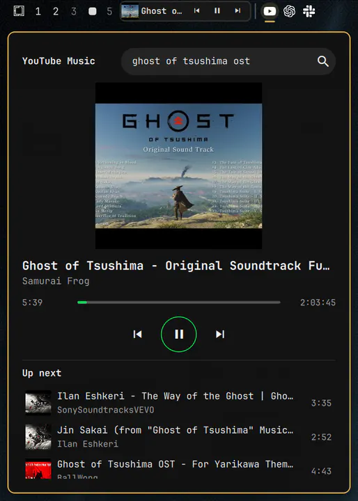 YouTube Music preview
