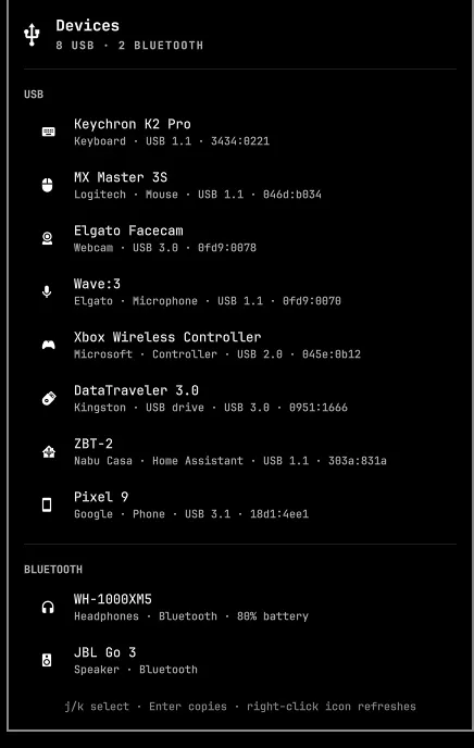 Devices preview