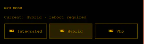 Laptop GPU Modes preview