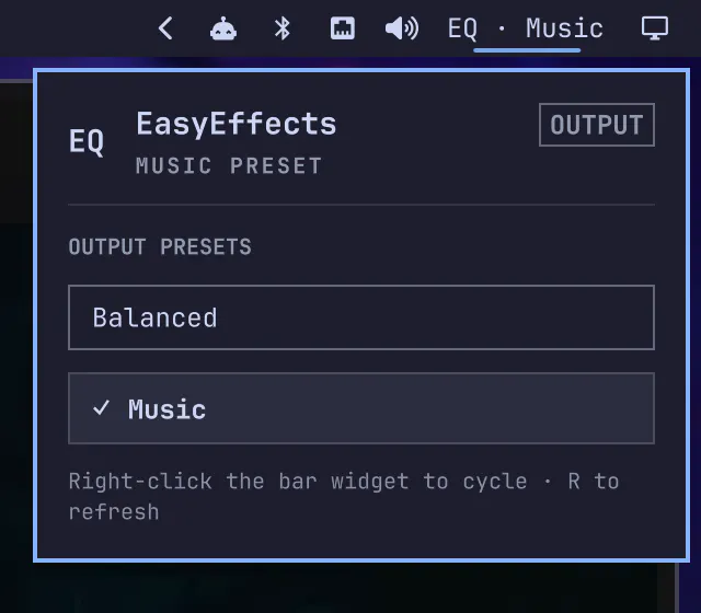 EasyEffects Presets preview