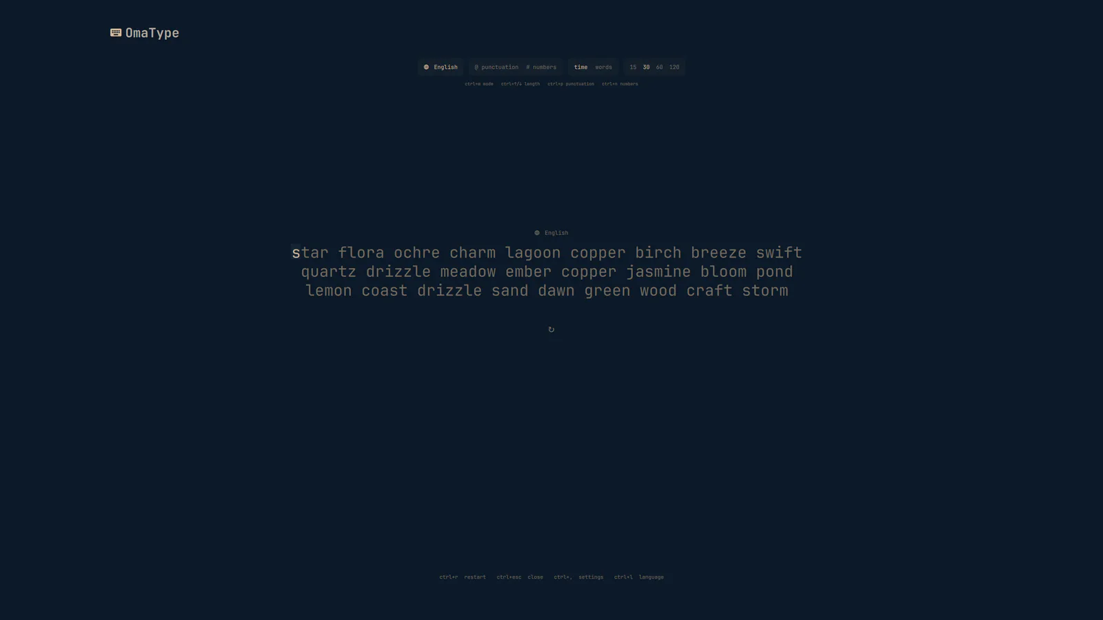 OmaType screenshot