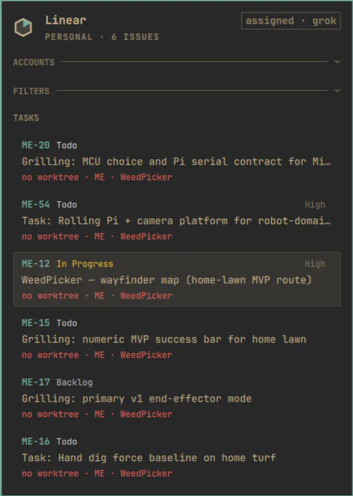 Linear preview