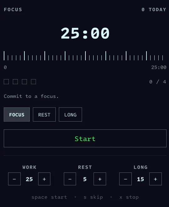 Pomodoro preview