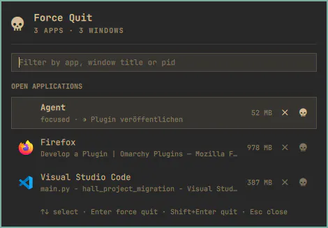 Force Quit preview