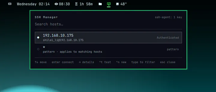 SSH Manager preview
