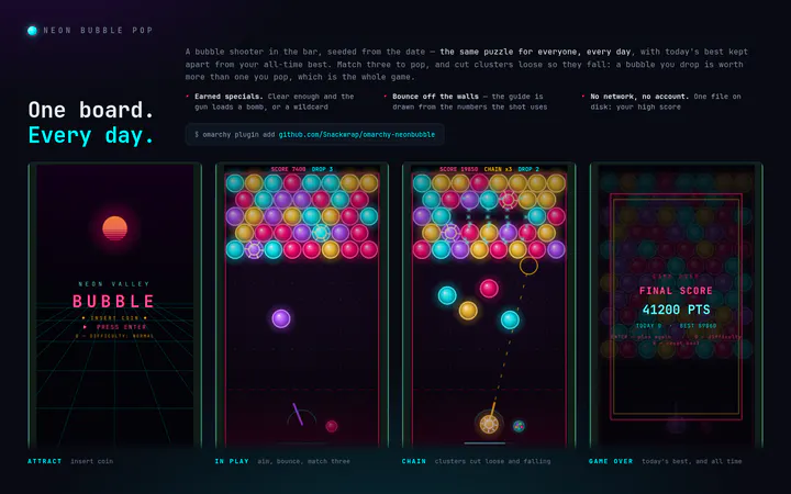 Neon Bubble Pop preview