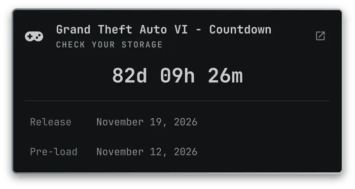 GTA VI Countdown preview