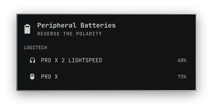 Peripheral Batteries preview
